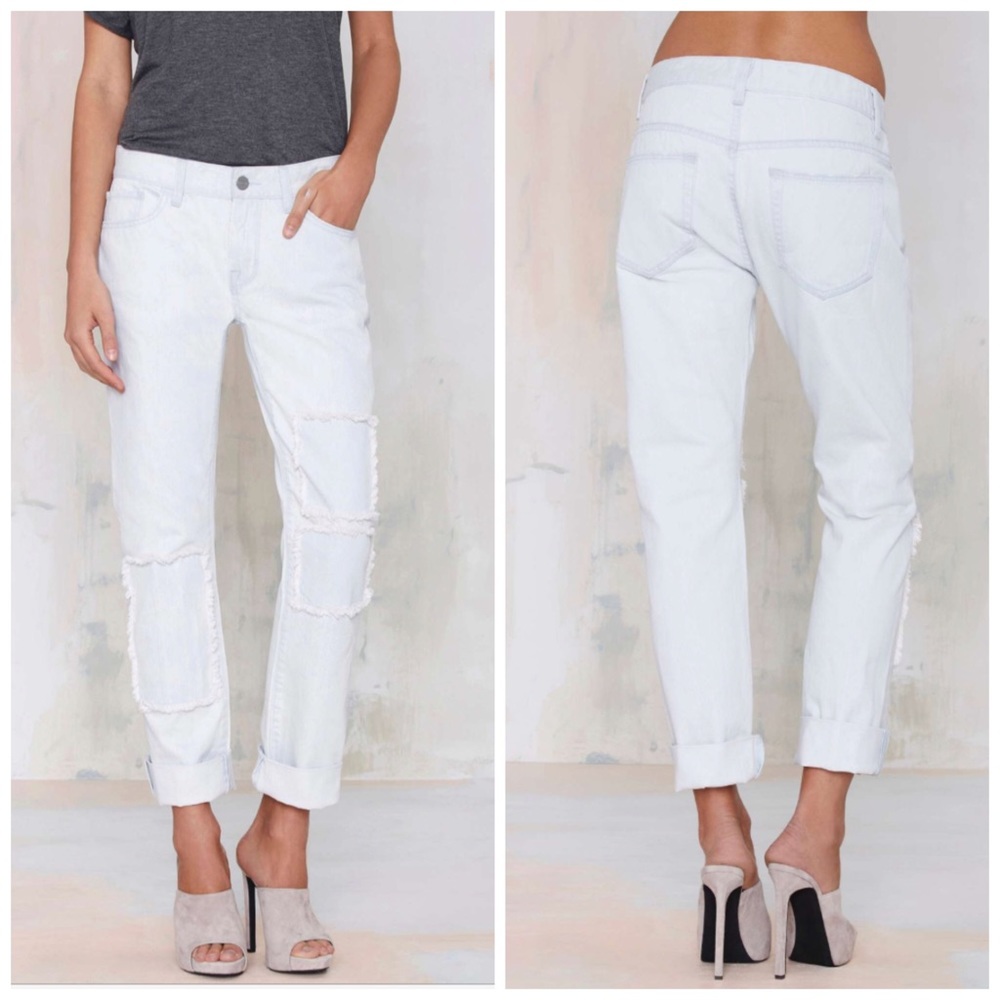 Nastygal Patch It Denim Jeans New With Tags